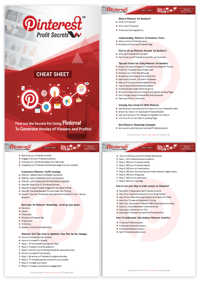 Pinterest Profit Secrets PLR Cheatsheet Screenshot Pinterest Profit Secrets PLR Cheatsheet Screenshot