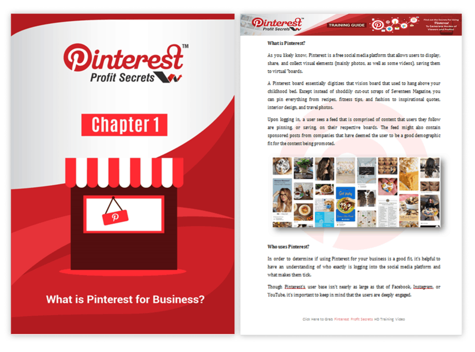 Pinterest Profit Secrets PLR Training Guide Pinterest Profit Secrets PLR Training Guide