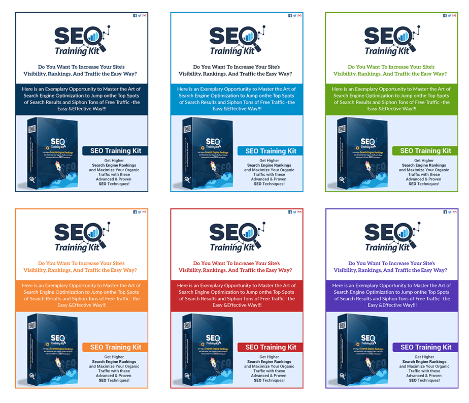 SEO Training Kit Professional Minisite