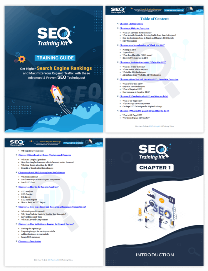 SEO Training Kit Training Guide