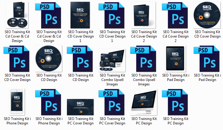 SEO Training Kit Upsell Graphics