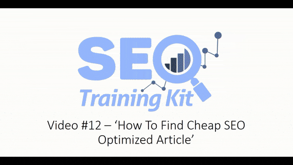 SEO Training Kit Video12