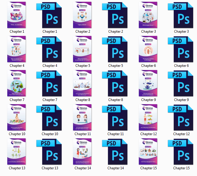 Stress Relieving Mantra PLR Sales Funnel PDF Graphics