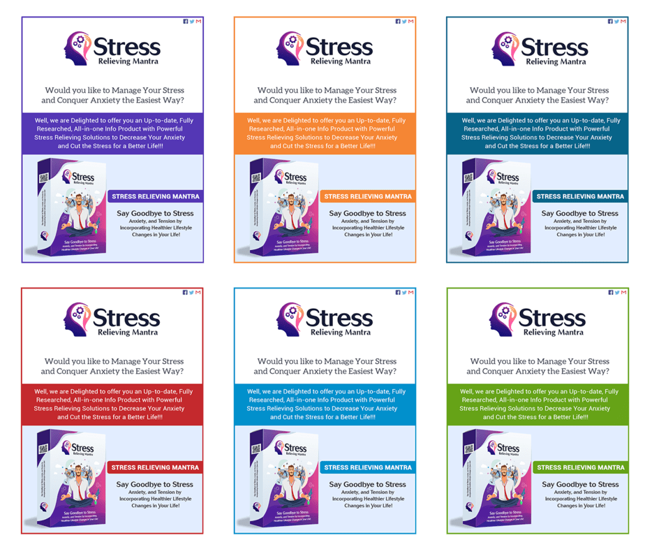 Stress Relieving Mantra PLR Sales Funnel Professional Minisites