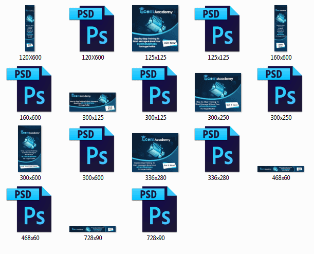 eCommerce Academy Banners