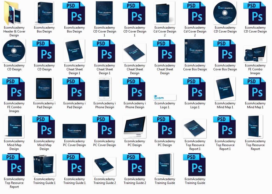 eCommerce Academy Designed Graphics