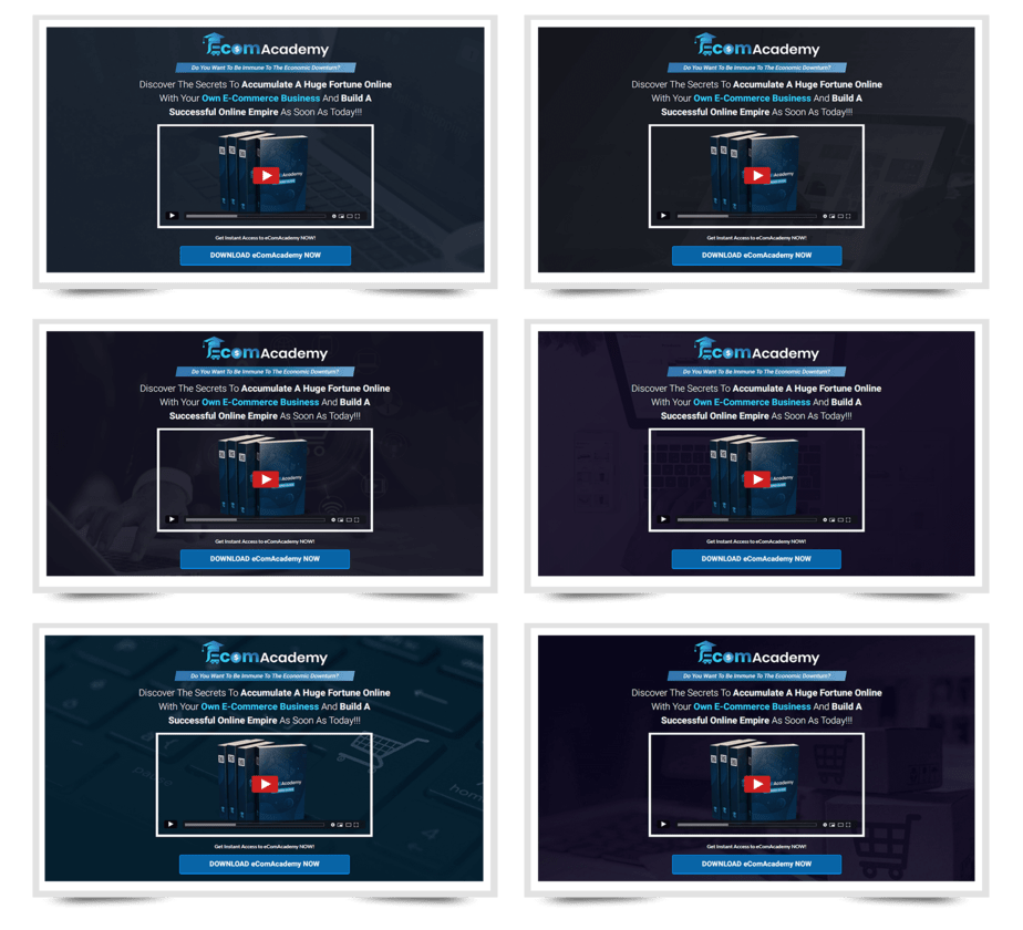 eCommerce Academy Professional Minisite