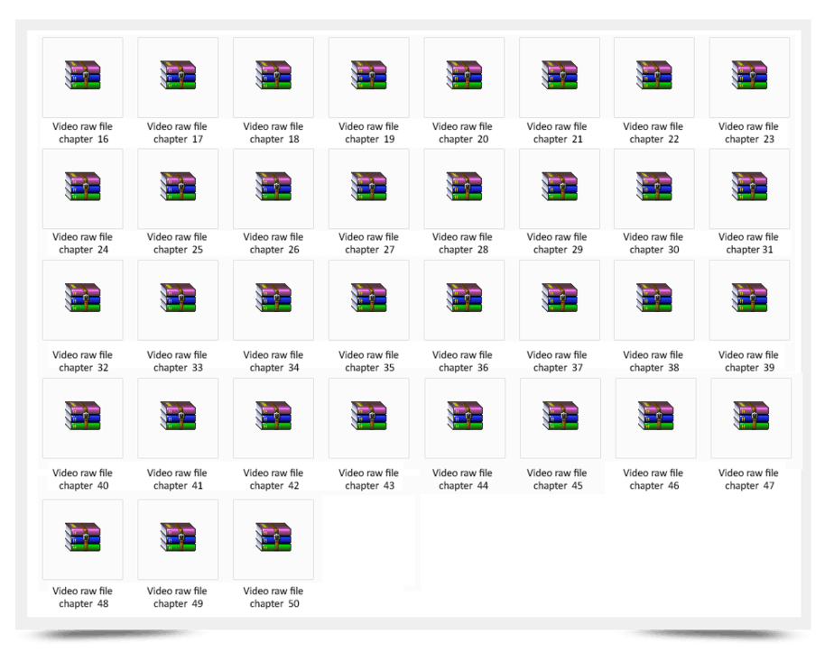 eCommerce Academy Raw Video Files