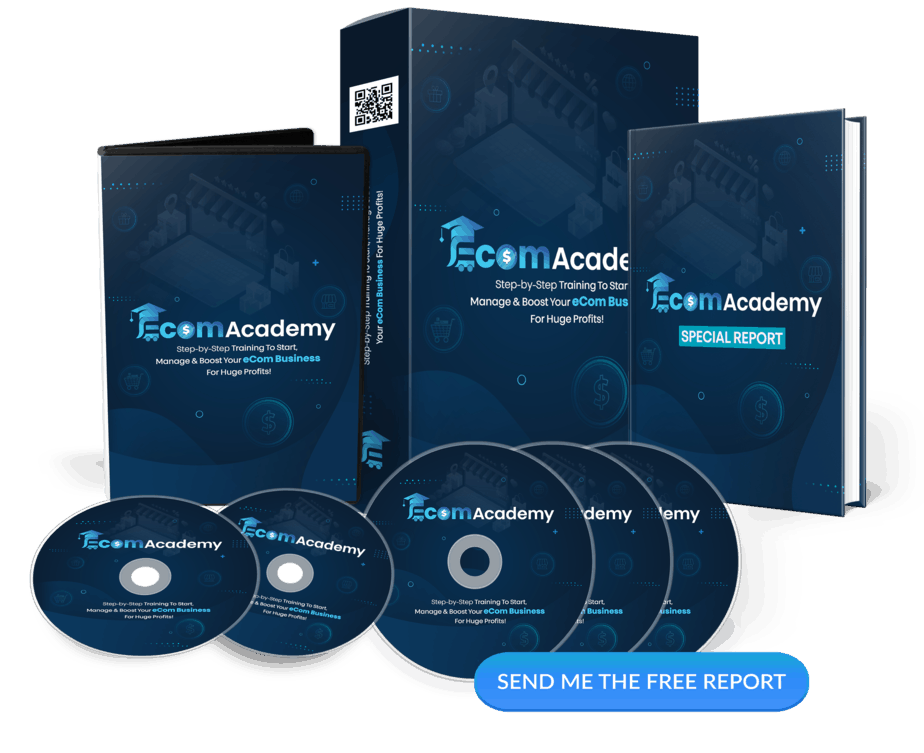 eCommerce Academy Squeeze Page Graphics