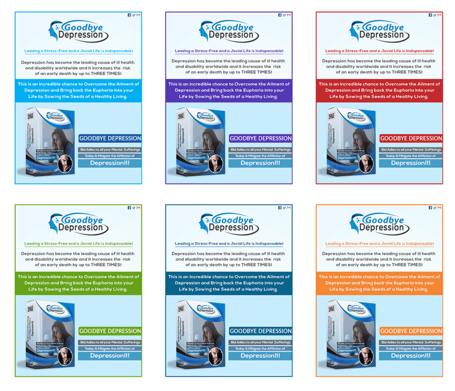 Goodbye Depression PLR Sales Funnel Professional Minisites Goodbye Depression PLR Sales Funnel Professional Minisites