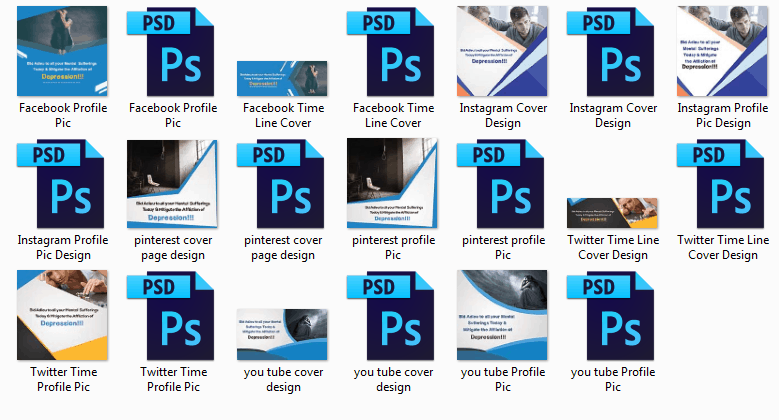 Goodbye Depression PLR Sales Funnel Social Media Graphics Goodbye Depression PLR Sales Funnel Social Media Graphics