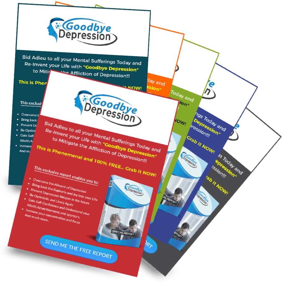 Goodbye Depression PLR Sales Funnel Upsell Squeeze Page Goodbye Depression PLR Sales Funnel Upsell Squeeze Page