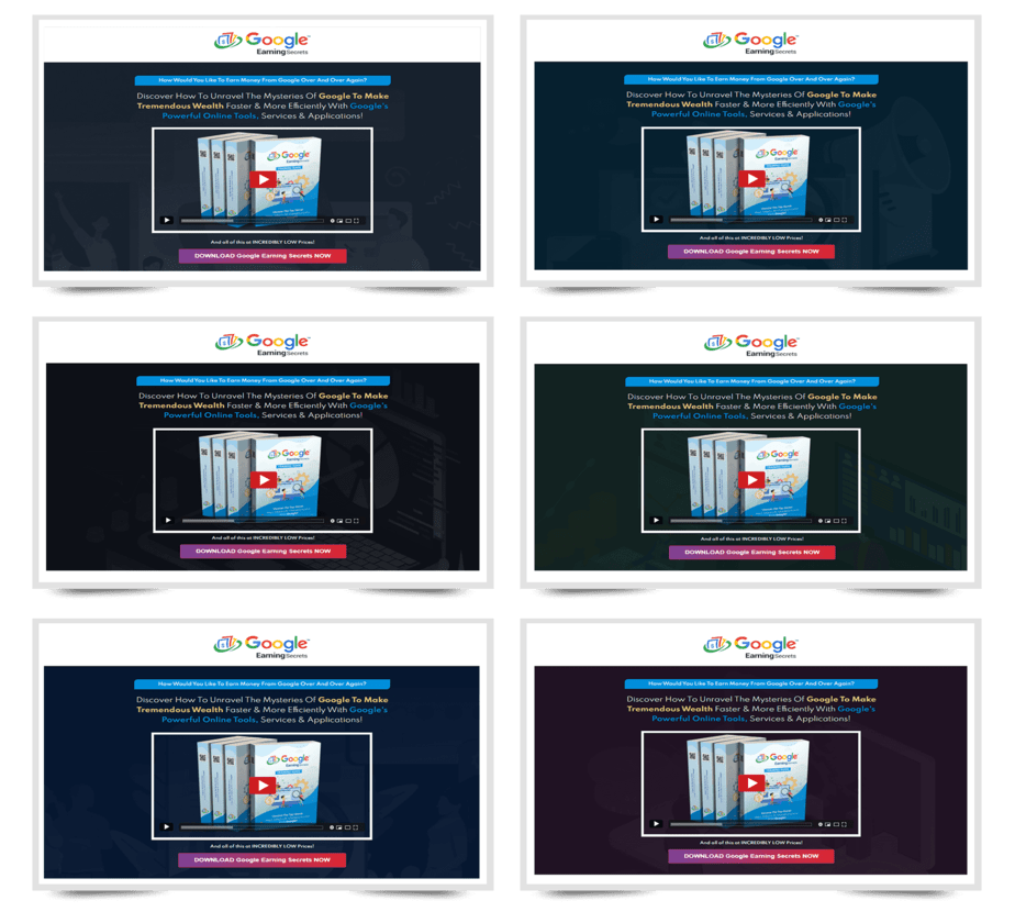 Google Earning Secrets PLR Sales Funnel Professional Minisites