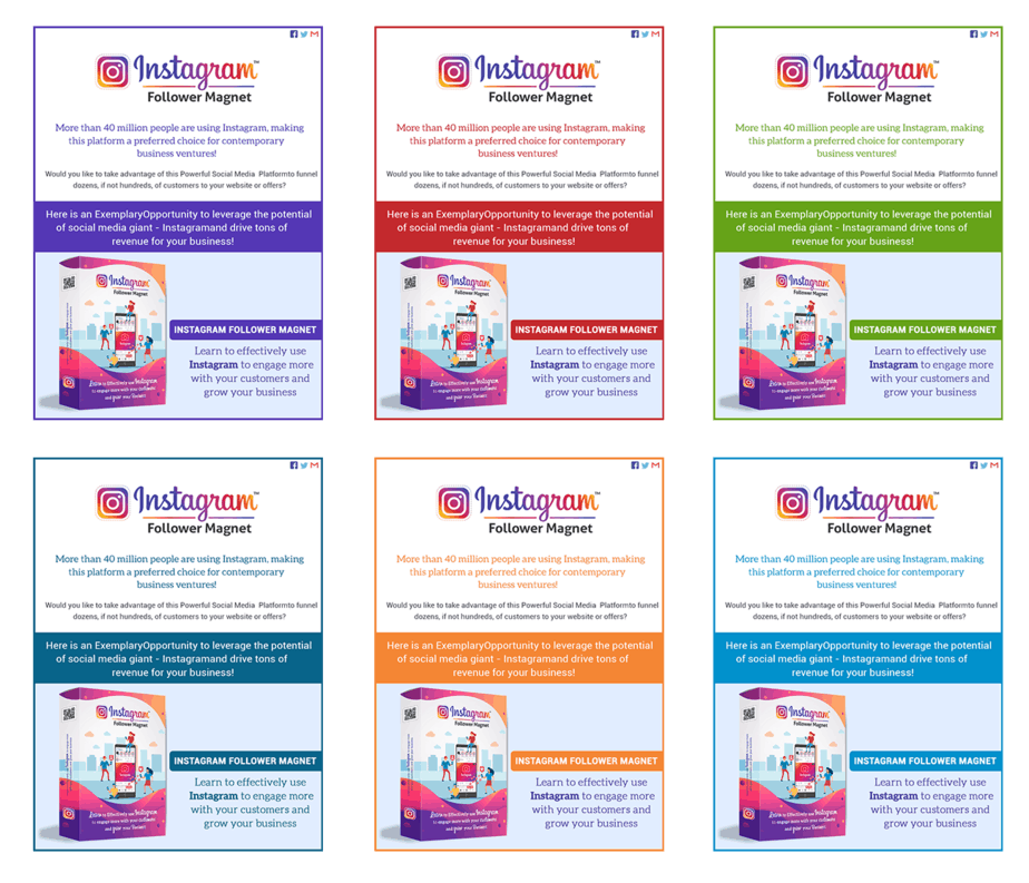 Instagram Follower Magnet PLR Sales Funnel Professional Minisites