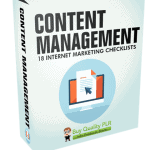 Internet Marketing Checklists Content Management