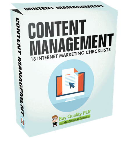 Internet Marketing Checklists Content Management