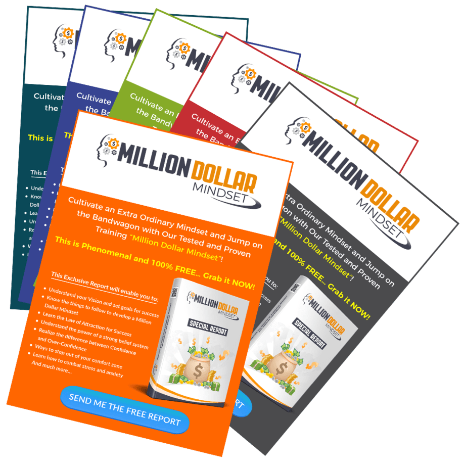 Millionaire Success Mindset PLR Sales Funnel Upsell Squeeze Page