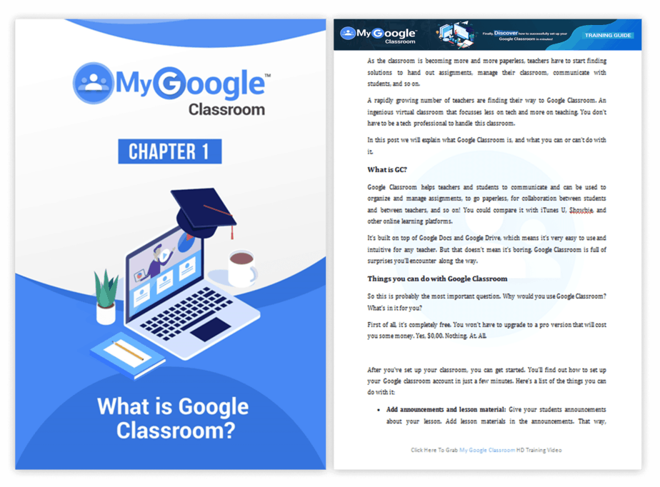 My Google Classroom PLR Sales Funnel Training Guide