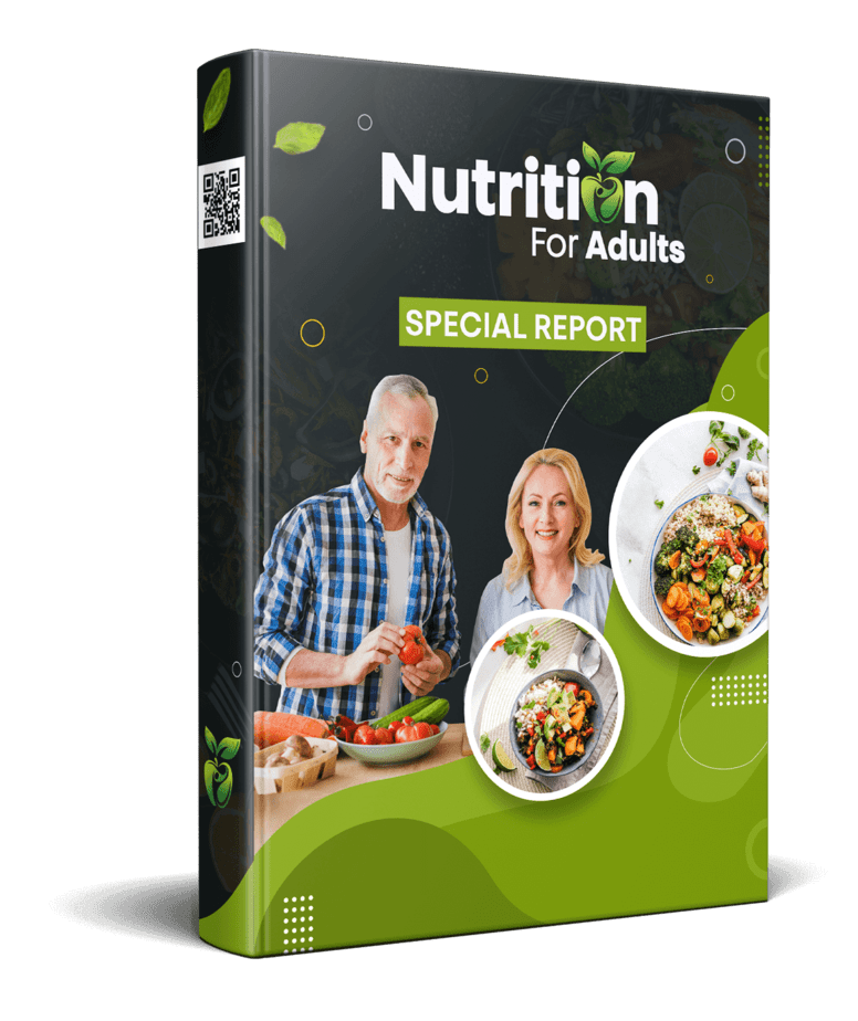 Nutrition For Adults PLR Sales Funnel Upsell Squeeze Page Report
