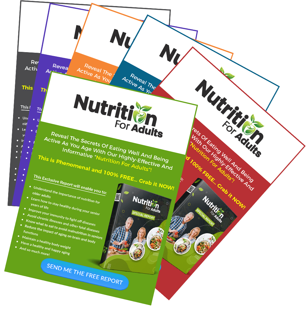 Nutrition For Adults PLR Sales Funnel Upsell Squeeze Page