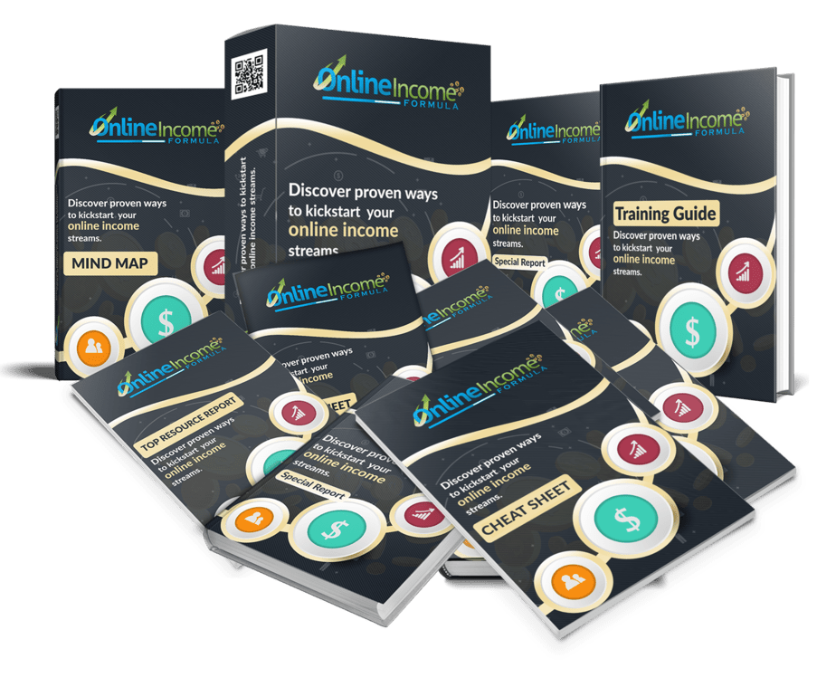 Online Income Formula PLR Sales Funnel Professional Graphics