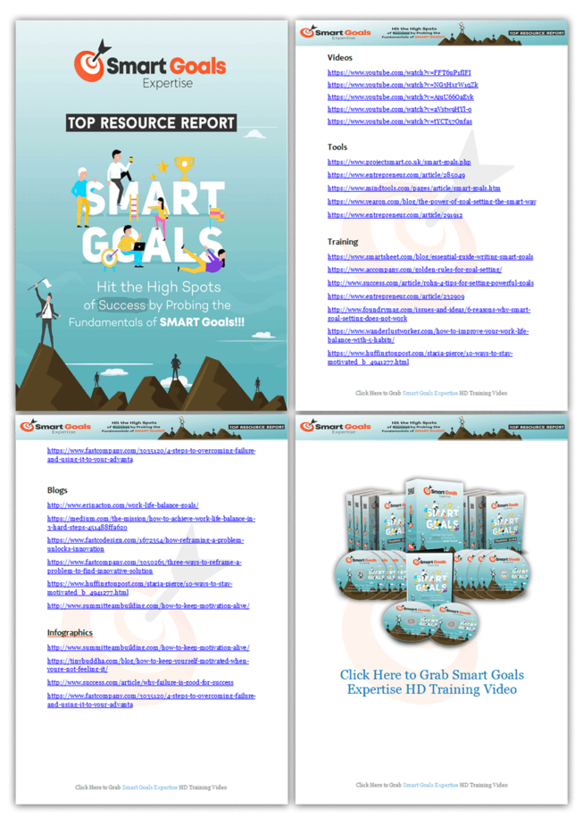 Smart Goals Expertise PLR Sales Funnel Top Resource Report Screenshot Smart Goals Expertise PLR Sales Funnel Top Resource Report Screenshot