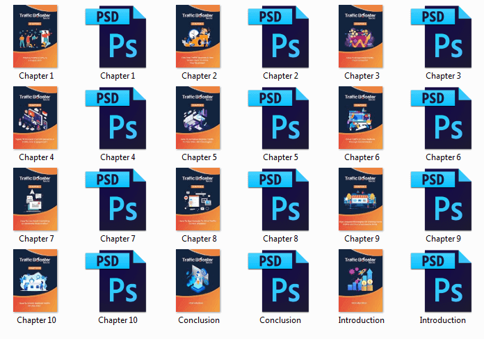 Traffic Booster Secret PLR Sales Funnel PDF Graphics