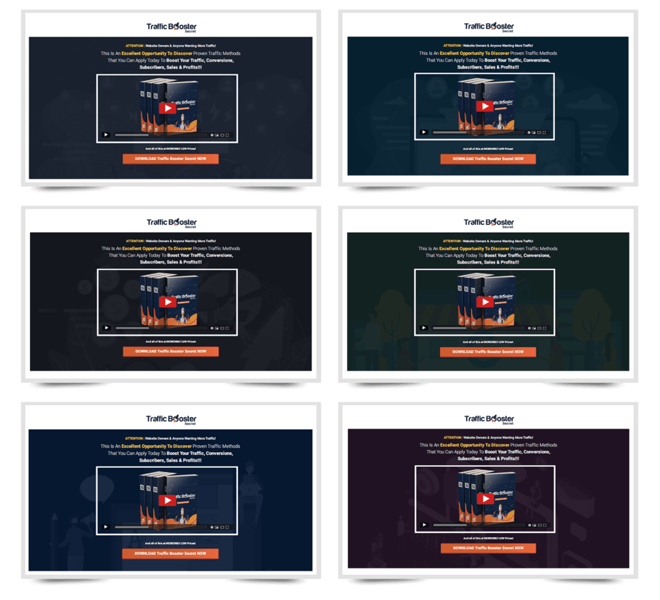 Traffic Booster Secret PLR Sales Funnel Professional Minisites