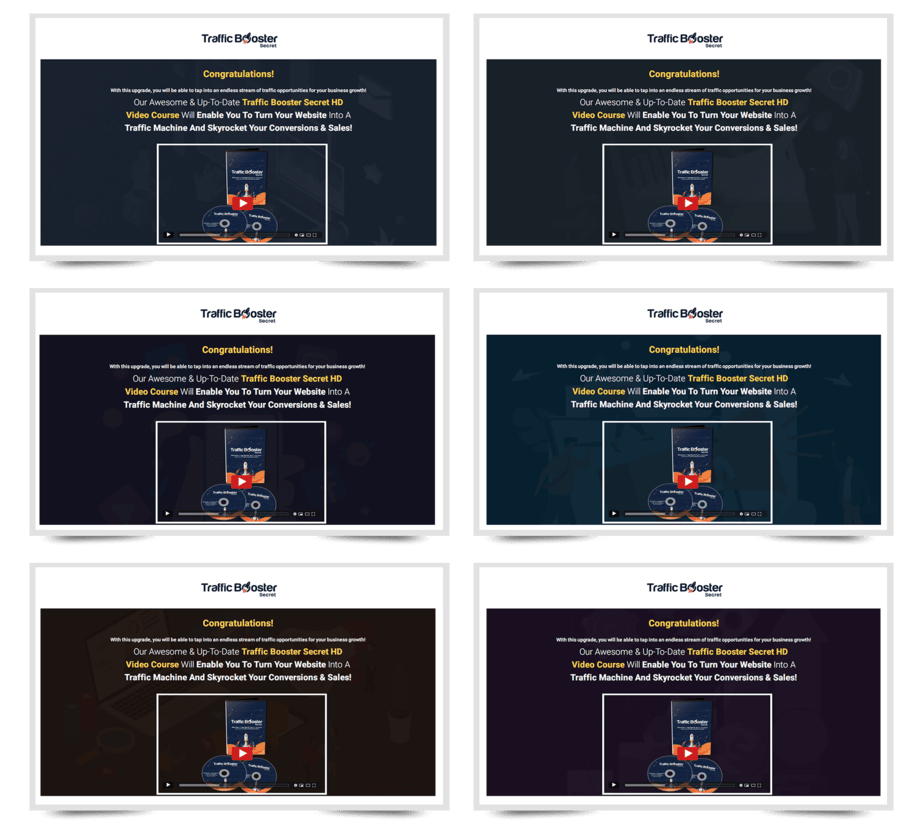 Traffic Booster Secret PLR Sales Funnel Upsell Minisites