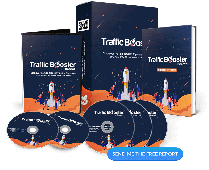 Traffic Booster Secret PLR Sales Funnel Upsell Squeeze Page Graphics