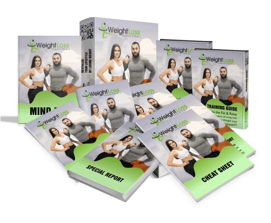 Weight Loss Mantra PLR Sales Funnel Professional Graphics