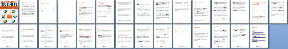 Blockchain For Business PLR Report Sneak Preview Blockchain For Business PLR Report Sneak Preview