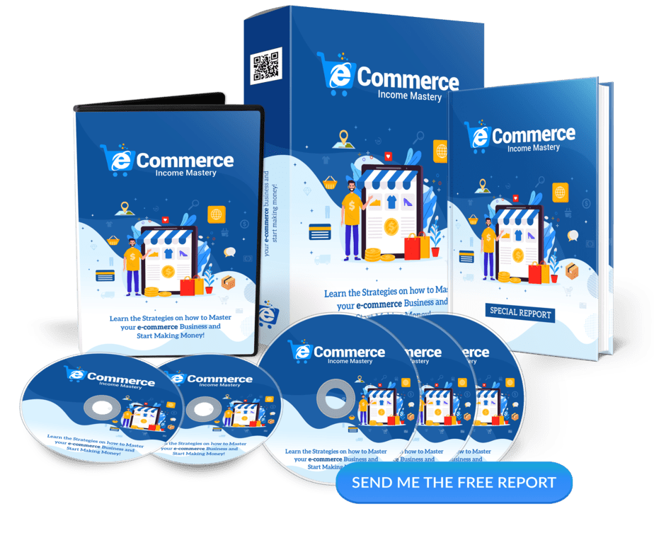 Ecommerce Income Mastery PLR Sales Funnel Squeeze Page Graphics