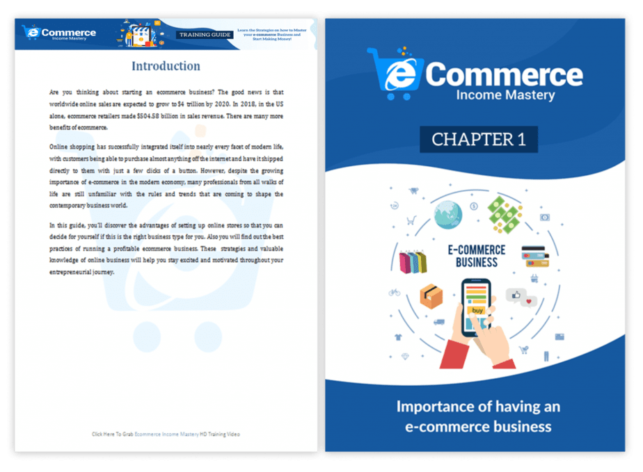 Ecommerce Income Mastery PLR Sales Funnel | Ecommerce PLR