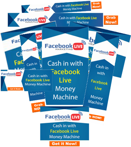 Facebook Live Marketing PLR Sales Funnel Animated Banners