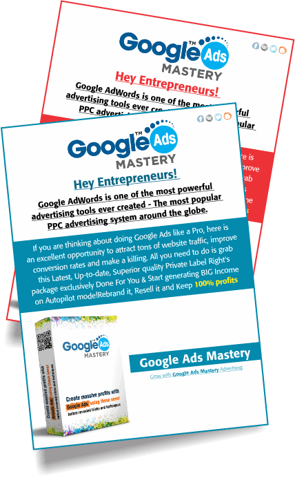 Google Ads Mastery PLR Sales Funnel Professional Minisites