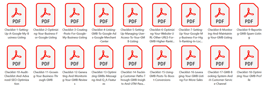 Internet Marketing Checklists Google My Business Screenshot