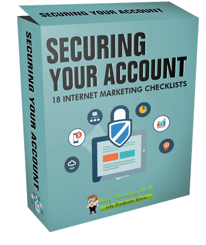 Internet Marketing Checklists Securing Your Account