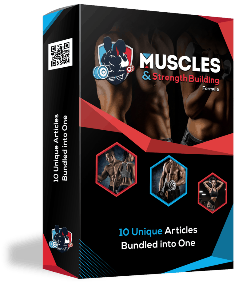 Muscles and Strength Building Formula PLR Sales Funnel Articles Pack