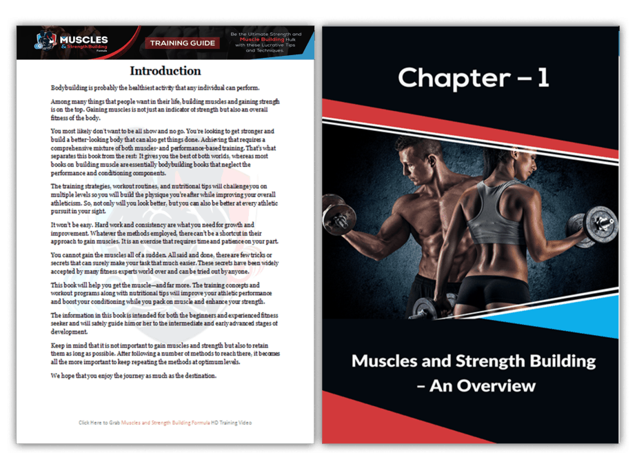 Muscles and Strength Building Formula PLR Sales Funnel Training Guide