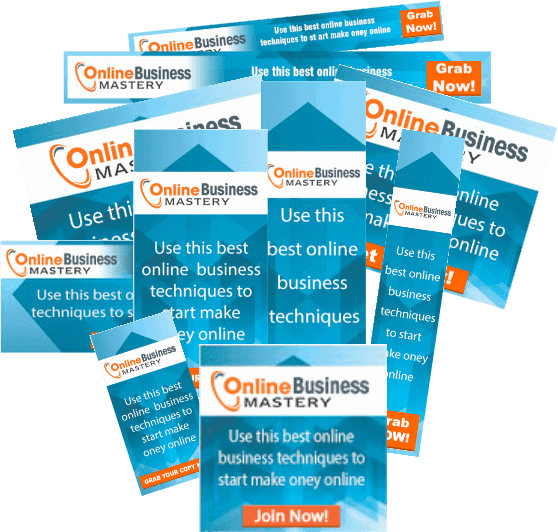 Online Business Mastery PLR Sales Funnel Animated Banners Online Business Mastery PLR Sales Funnel Animated Banners