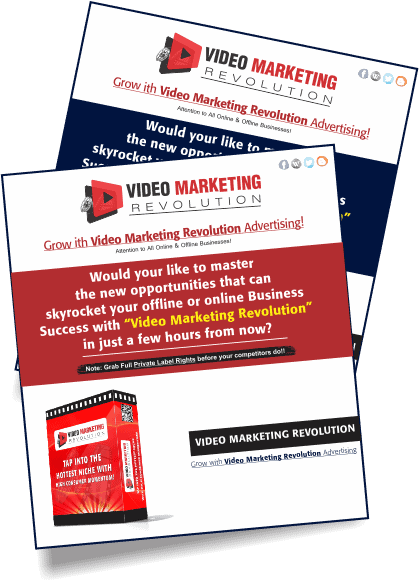 Video Marketing Revolution PLR Sales Funnel Professional Minisites