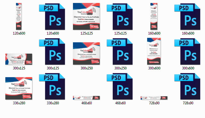 YouTube Live Income Stream PLR Sales Funnel Animated Banners YouTube Live Income Stream PLR Sales Funnel Animated Banners