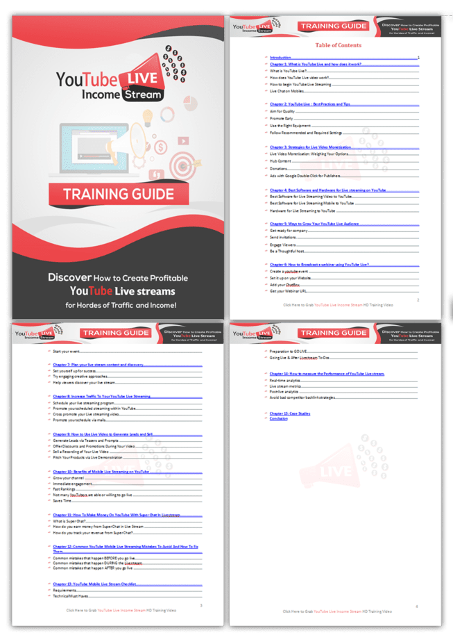 YouTube Live Income Stream PLR Sales Funnel Training Guide Screenshot YouTube Live Income Stream PLR Sales Funnel Training Guide Screenshot