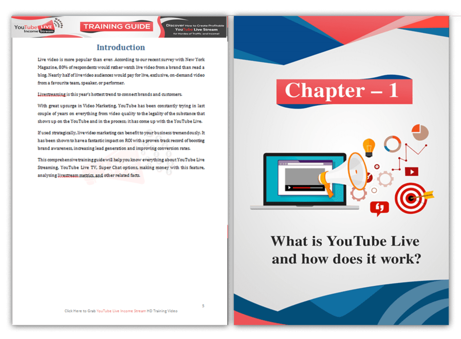 YouTube Live Income Stream PLR Sales Funnel Training Guide YouTube Live Income Stream PLR Sales Funnel Training Guide