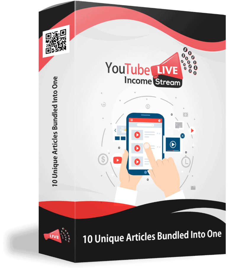 YouTube Live Income Stream PLR Sales Funnel Upsell Articles Pack