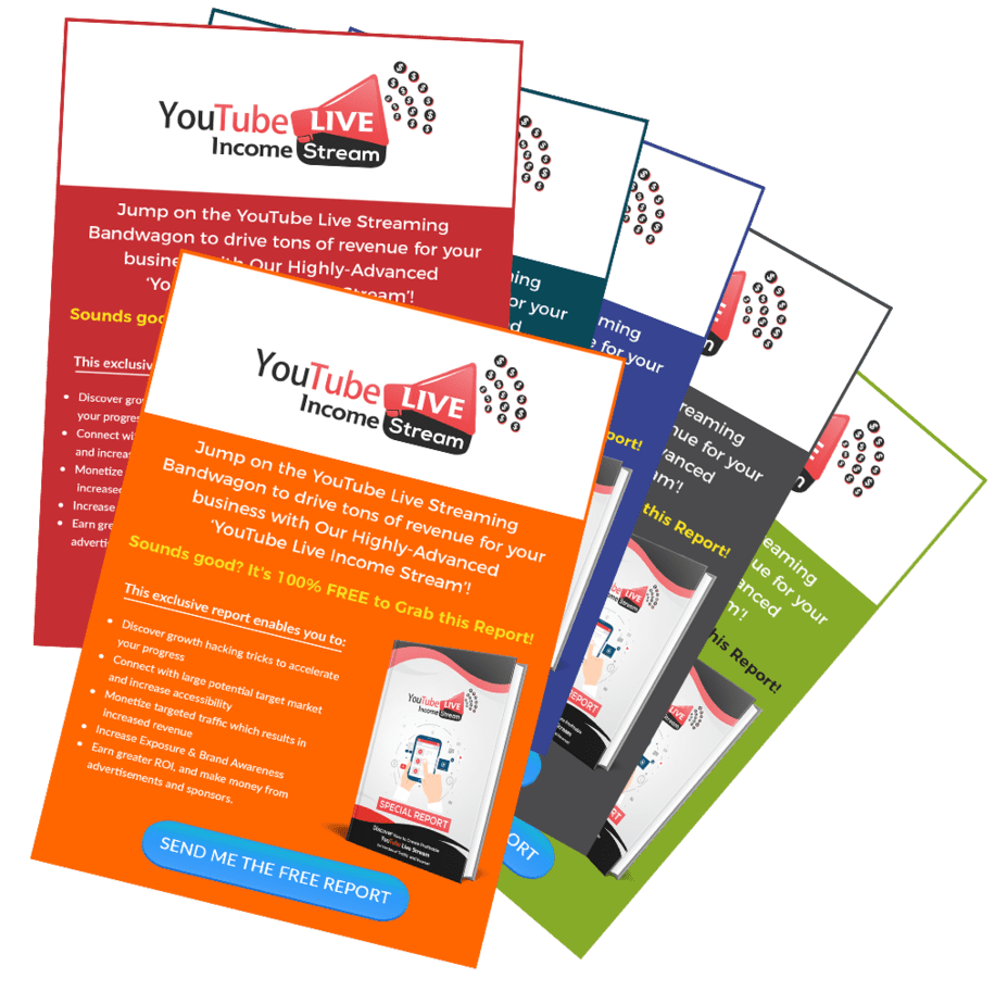 YouTube Live Income Stream PLR Sales Funnel Upsell Squeeze Page YouTube Live Income Stream PLR Sales Funnel Upsell Squeeze Page