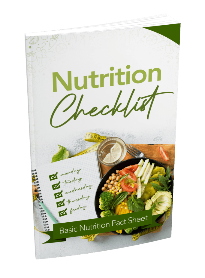 Checklist Nutrition Fact Sheet