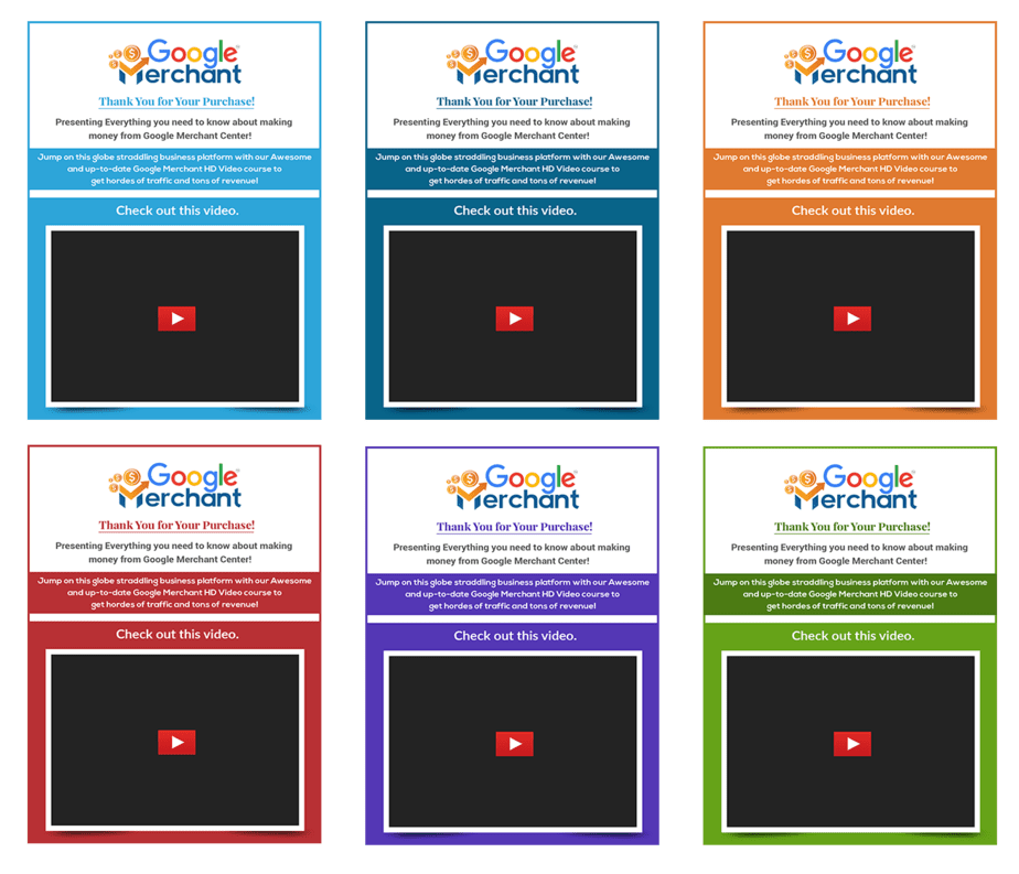 Google Merchant PLR Sales Funnel Upsell Minisites