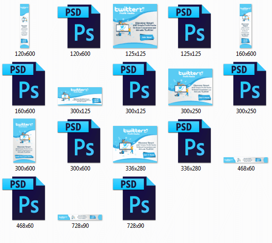 Twitter Profit Hacks PLR Sales Funnel Animated Banners Twitter Profit Hacks PLR Sales Funnel Animated Banners